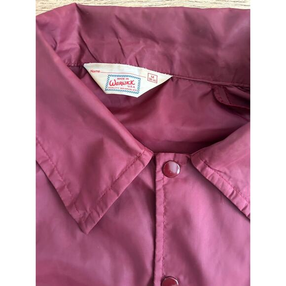 Vtg Bergstrom Air Force Base AFB Austin TX Maroon Military Warwick USA M Button - Picture 9 of 10